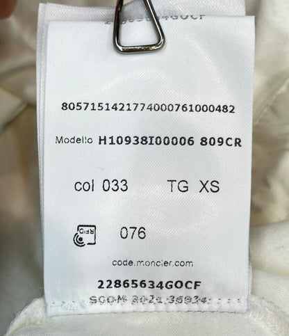 MONCLER 半袖ワンピース 異素材切替ワンピース H10938I00006 レディース SIZE XS モンクレール