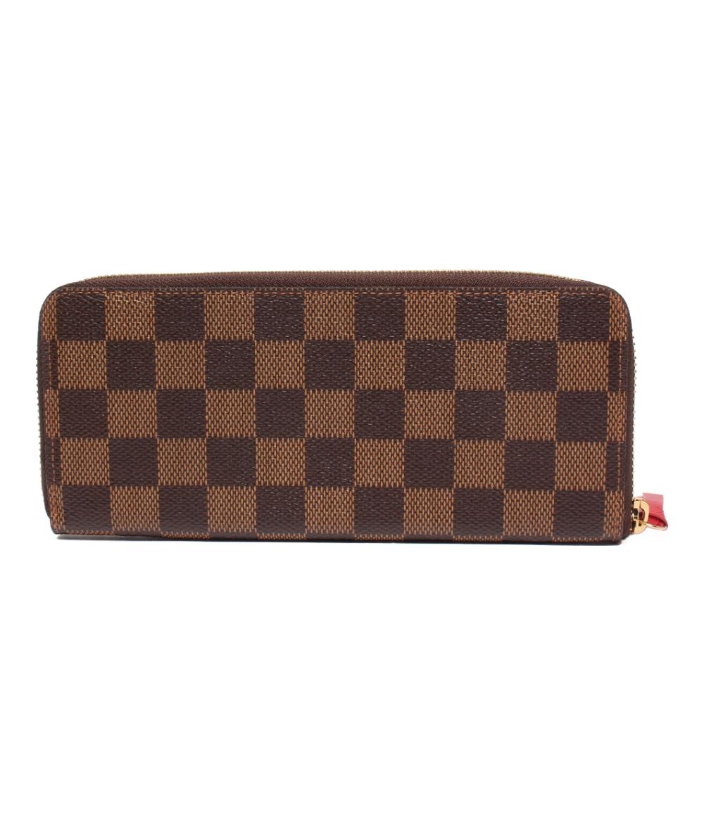 LOUIS VUITTON ラウンドファスナー長財布 ダミエ ポルトフォイユ クレマンス N60534 レディース ルイ・ヴィトン