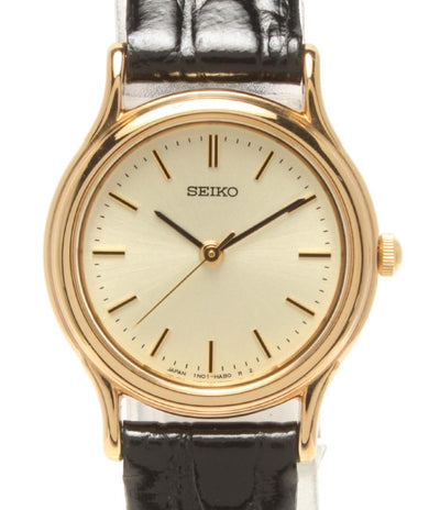 SEIKO 腕時計 クオーツ ゴールド 1N01-0DR0 レディース セイコー