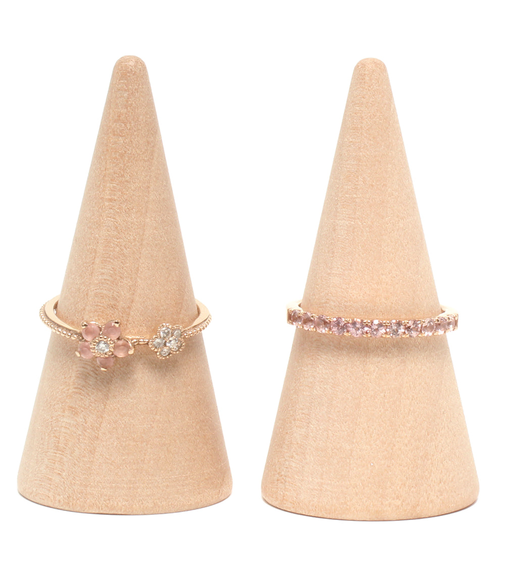 美品 BIZOUX リング 指輪 K18 ダイヤ 0.08ct ローズクオーツ ペリドット ペンダントトップ　3点セット レディース ビズー