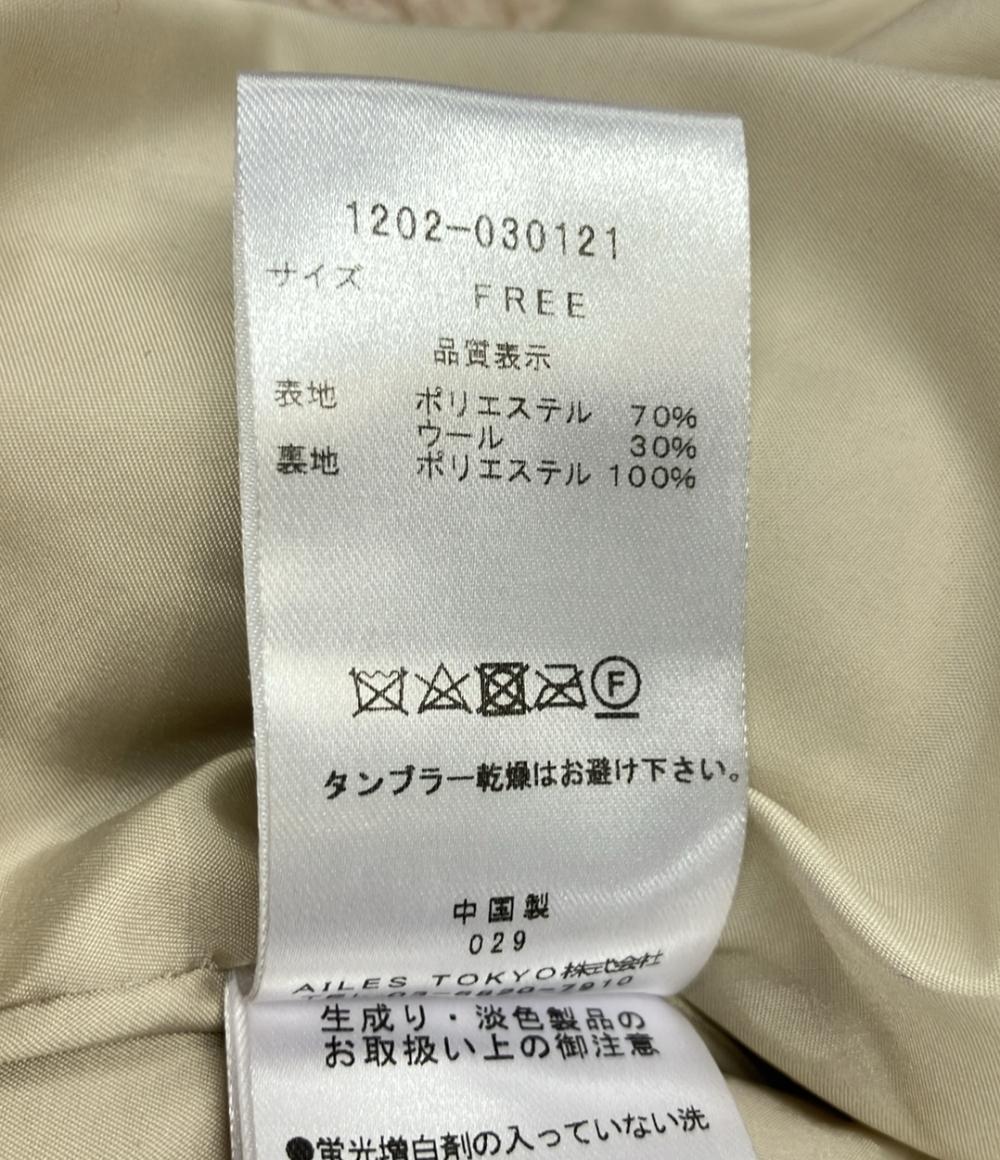 アンビー ウール混ボアショートジャケット アウター コート レディース SIZE F ENVYM