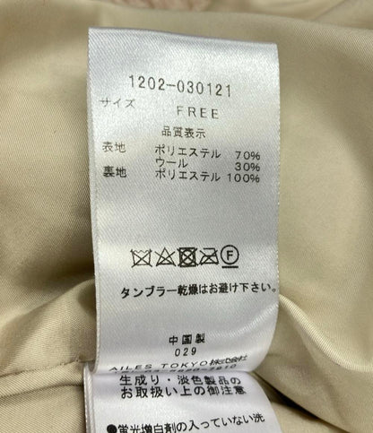 アンビー ウール混ボアショートジャケット アウター コート レディース SIZE F ENVYM