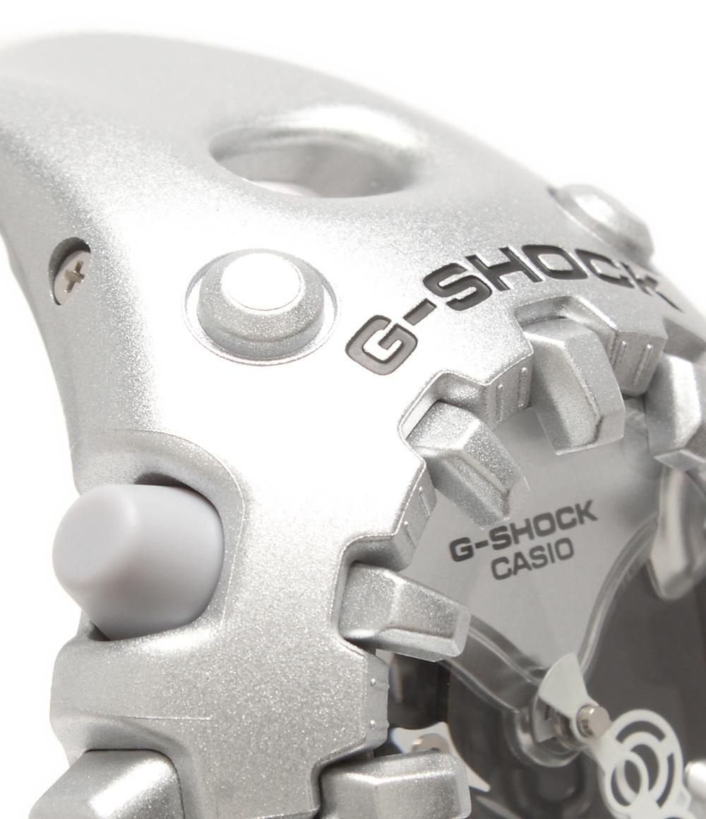 美品 CASIO 腕時計 クオーツ シルバー GA-V01A メンズ カシオ