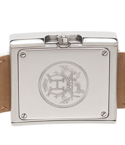 HERMES 腕時計 ベルトウォッチ クオーツ ホワイト BE1.210 レディース エルメス