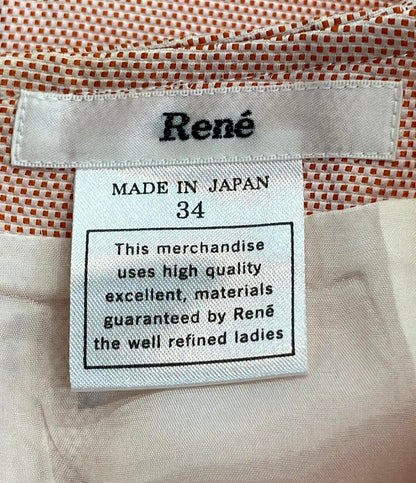 ルネ ステッチスカート レディース SIZE 34 (XS) Rene