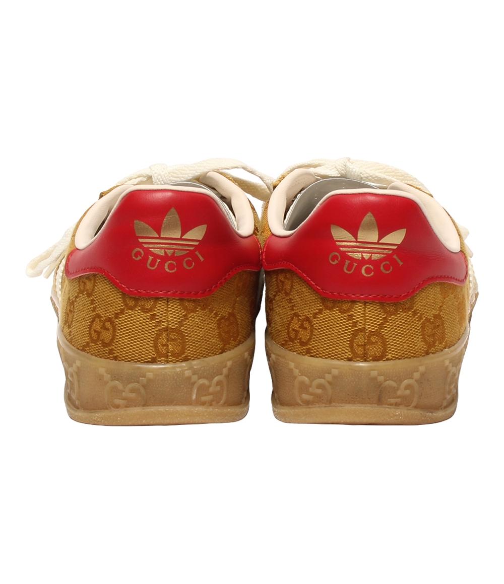 グッチ アディダス ローカットスニーカー ガゼル GGキャンバス HQ8850 メンズ SIZE 26.0 (M) GUCCI adidas