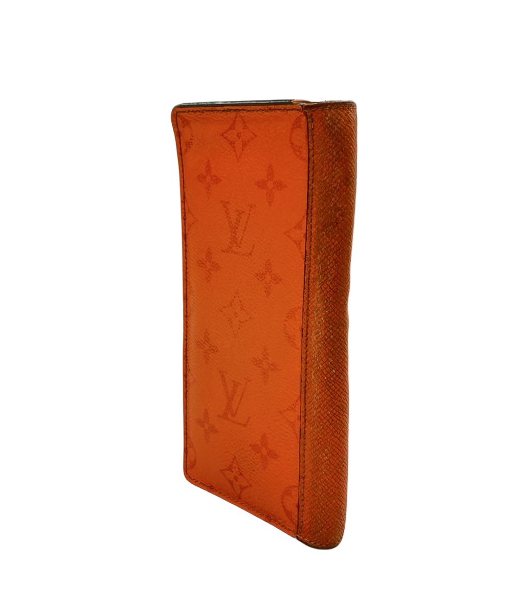 ルイヴィトン ポルトフォイユ ブラザ モノグラム タイガラマ オレンジ 長財布 LOUIS VUITTON 長財布 ポルトフォイユ ブラザ NM タイガラマ M30427