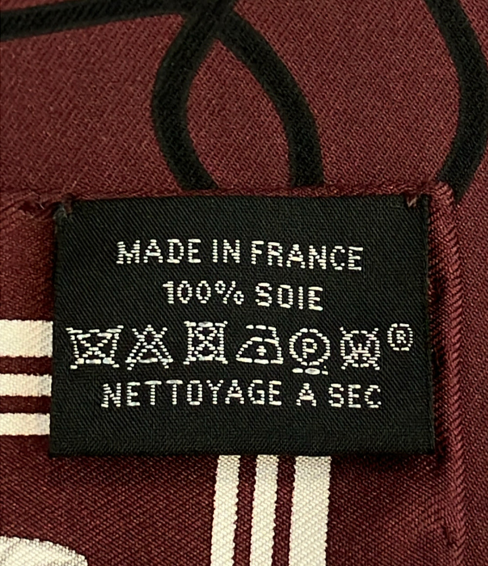 美品 HERMES スカーフ カレ55 シルク100% 峡谷から星たちへ レディース エルメス