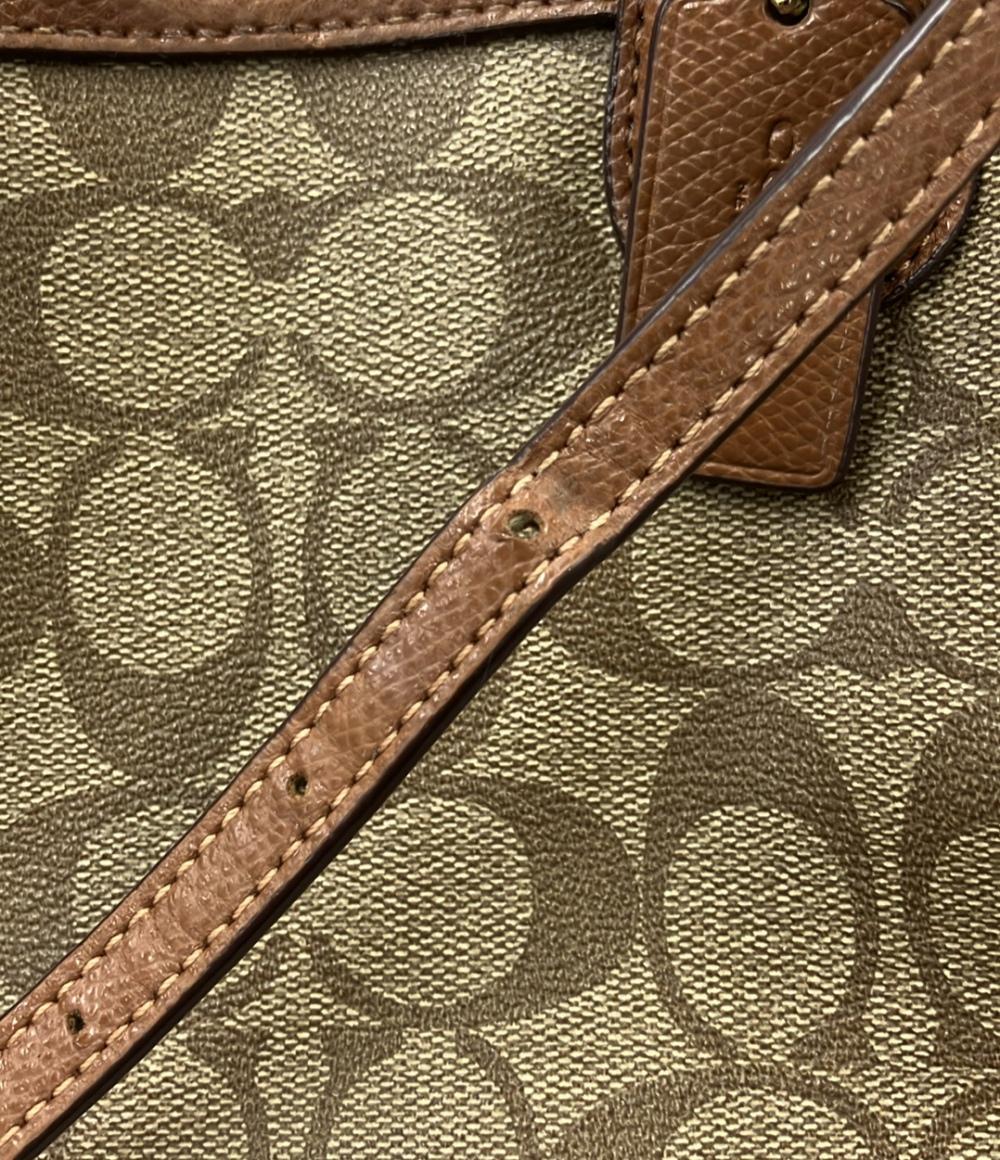COACH 2wayハンドバッグ ショルダーバッグ シグネチャー F36702
