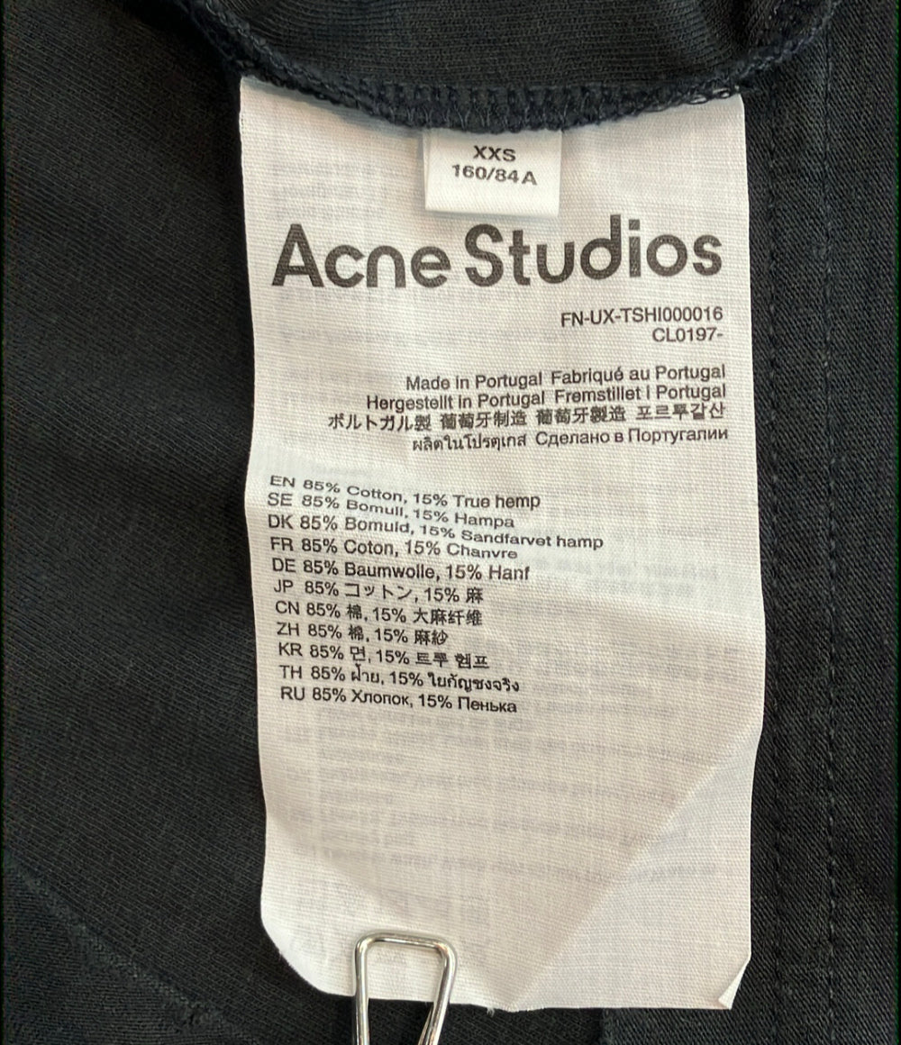 Acne Studios スプレー仕上げ1996ロゴTシャツ ダメージ加工 FN-UX-TSHI000016 メンズ レディース SIZE XXS アクネ ストゥディオズ