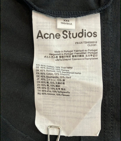 Acne Studios スプレー仕上げ1996ロゴTシャツ ダメージ加工 FN-UX-TSHI000016 メンズ レディース SIZE XXS アクネ ストゥディオズ