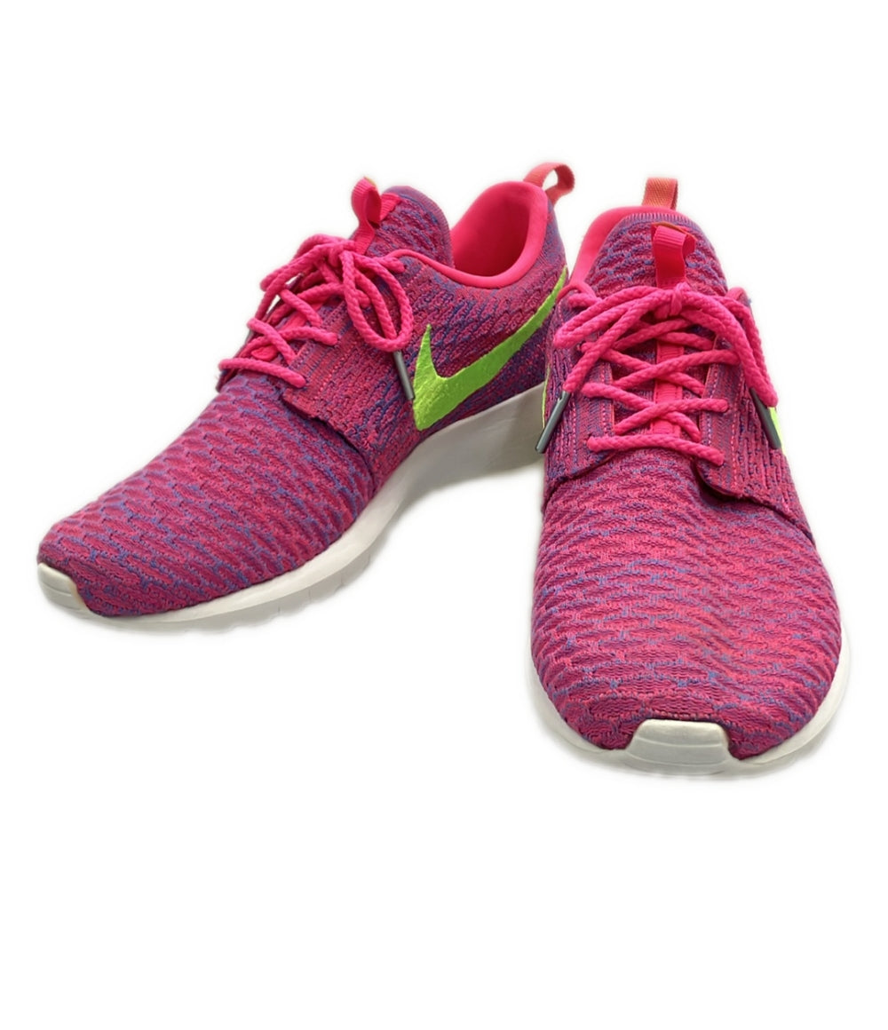 ナイキ ローカットスニーカー ランニングシューズ Roshe Flyknit Pink Flash 677243-601 メンズ SIZE 27 (L) NIKE