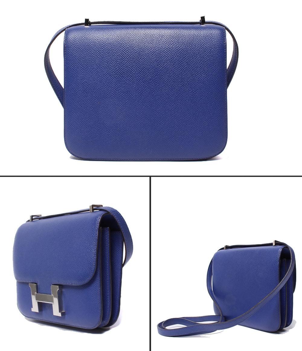 HERMES ショルダーバッグ 肩掛け 斜め掛け □O刻印 シルバー金具 コンスタンス3 レディース エルメス
