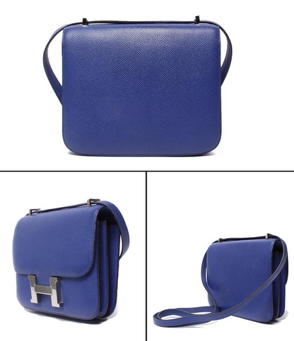 HERMES ショルダーバッグ 肩掛け 斜め掛け □O刻印 シルバー金具 コンスタンス3 レディース エルメス