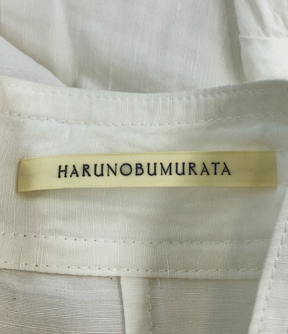 HARUNOBU MURATA リネン混 長袖シャツ レディース SIZE 36 (S) ハルノブ ムラタ