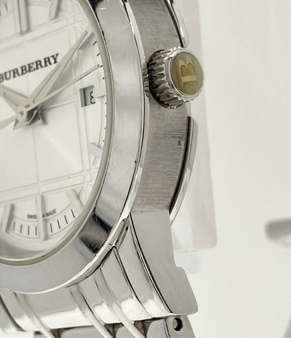 BURBERRY 腕時計 クオーツ シルバー BU1351 メンズ バーバリー