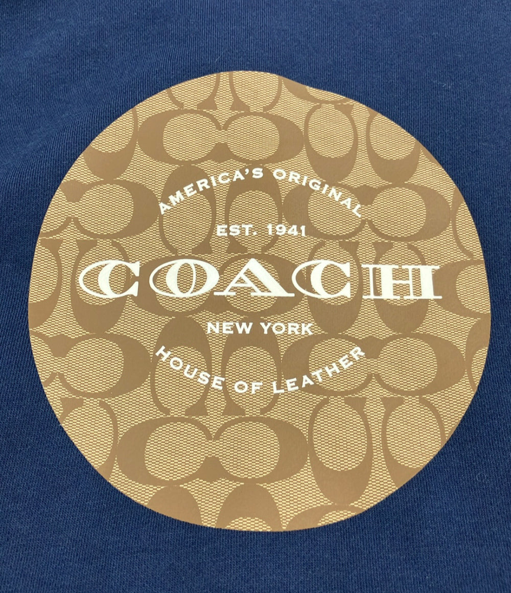 COACH シグネチャー ロゴプリント プルオーバーパーカー 裏起毛 F78299 メンズ SIZE M コーチ