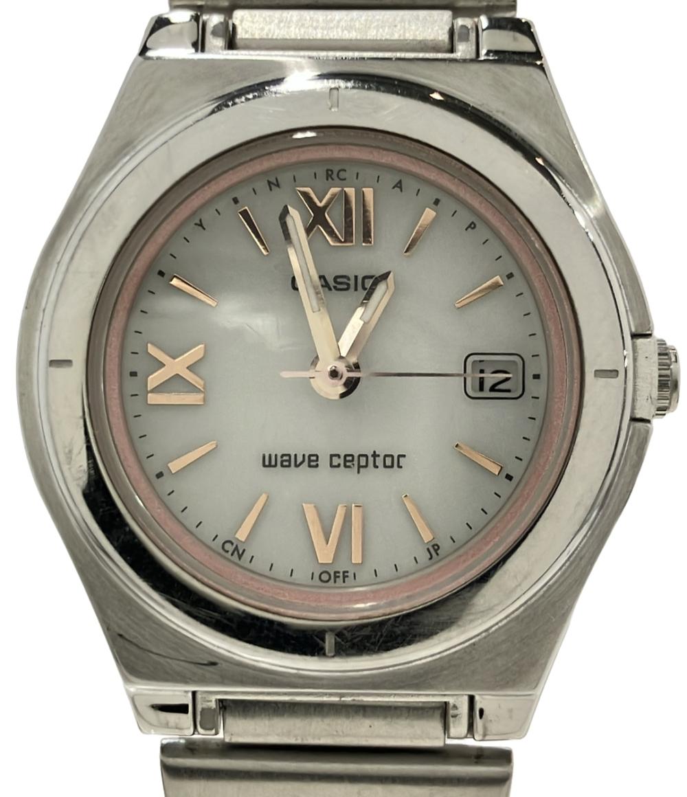 カシオ 腕時計 ウェーブセプター ソーラー ホワイト LWQ-10 レディース CASIO