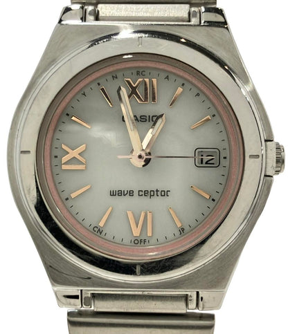 カシオ 腕時計 ウェーブセプター ソーラー ホワイト LWQ-10 レディース CASIO