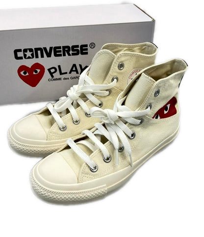 CONVERSE PLAY COMME des GARCONS ハイカットスニーカー オールスター 1CL876 レディース SIZE 23.0 (M) コンバース プレイコムデギャルソン
