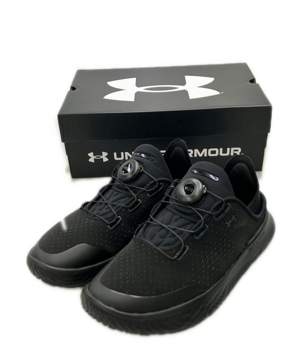 美品 UNDER ARMOUR ローカットスニーカー UA Flow Slipspeed Trainer 3026197-008 レディース SIZE 24.5 アンダーアーマー