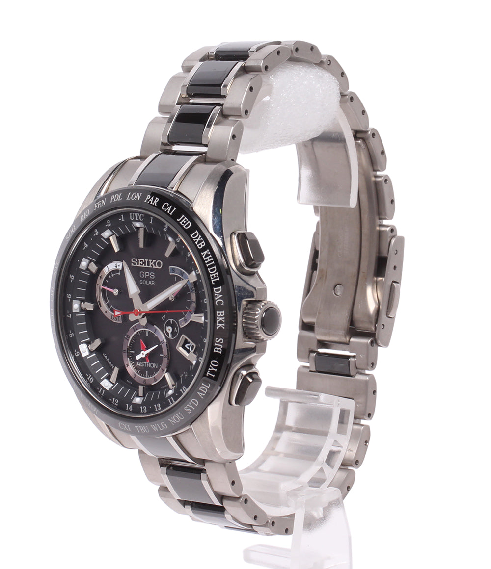 SEIKO 腕時計 アストロン ASTRON GPSソーラー ブラック 8X53-0AB0 メンズ セイコー