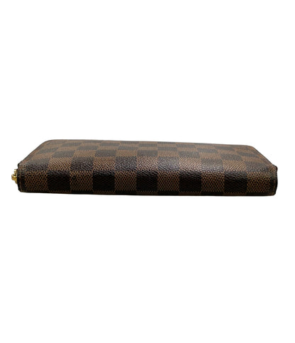 LOUIS VUITTON ラウンドファスナー長財布 ジッピーウォレット ダミエ エベヌ N41661 ユニセックス ルイ・ヴィトン