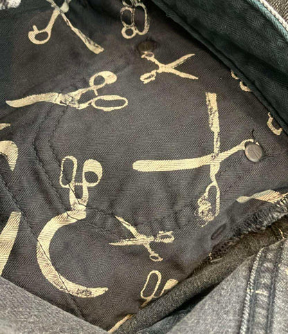 美品 デンハム デニムパンツ ジーンズ ダメージ加工 FORGE MIJ GRY 01231111003 メンズ SIZE 29 (S) DENHAM