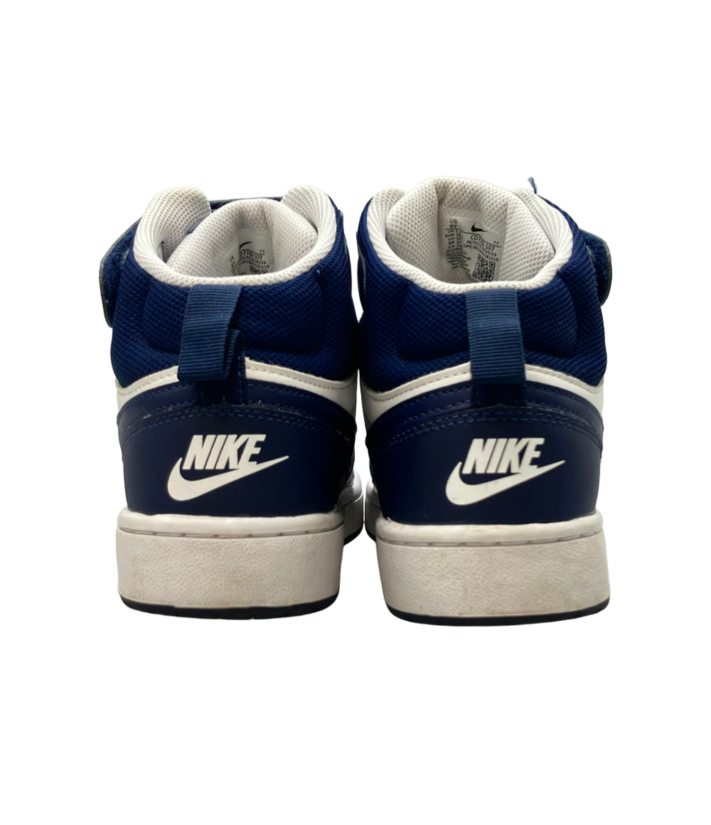 NIKE ミドルカットスニーカー Court Borough Mid 2 GS CD7782-107 キッズ SIZE 24.0 ナイキ