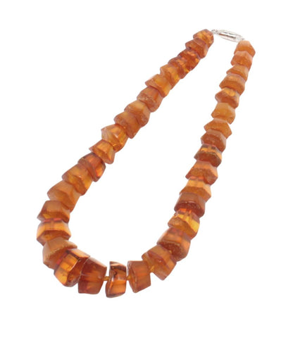 ネックレス 琥珀 11-20mm レディース