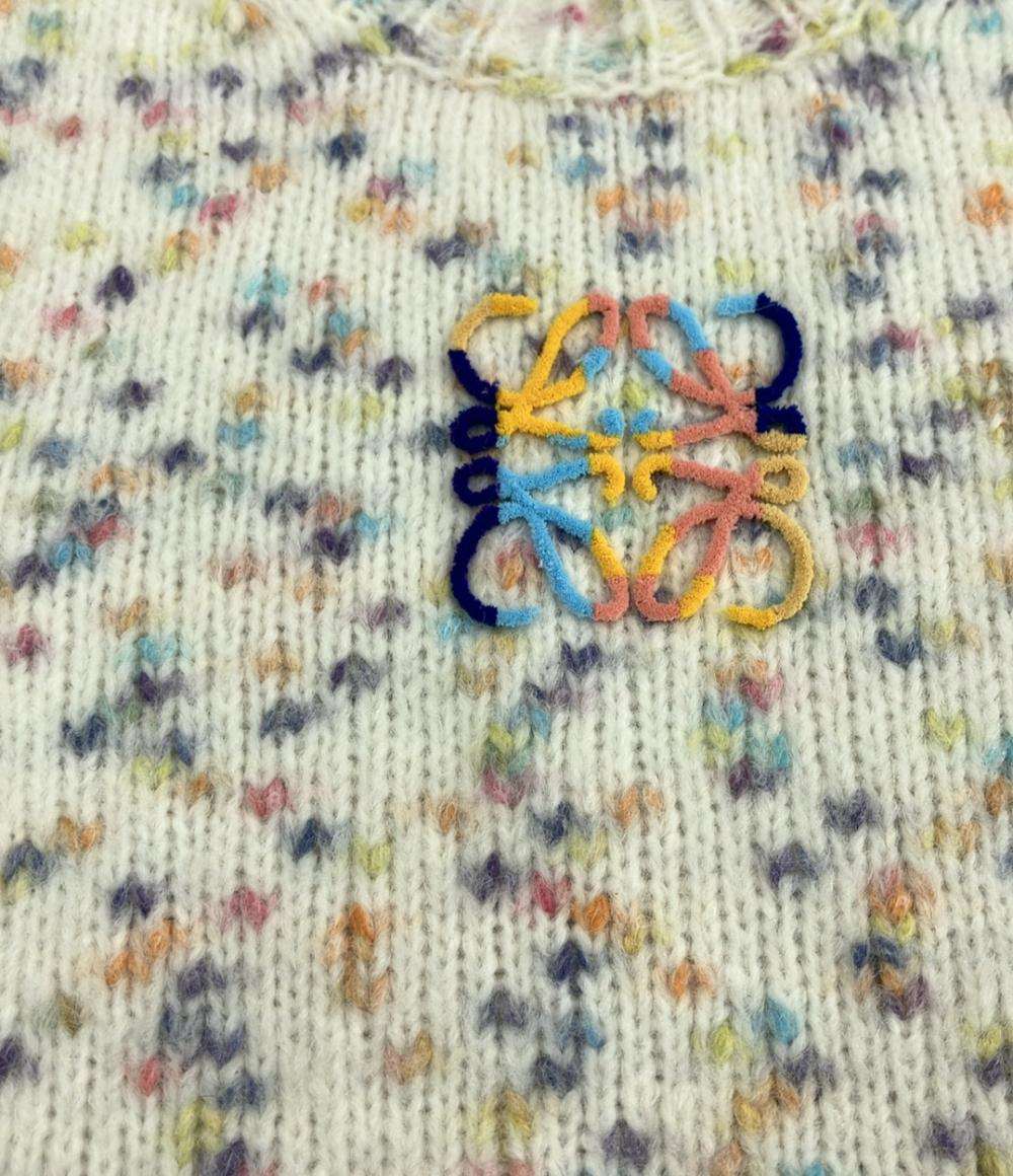 LOEWE 半袖ニット ショートスリーブ セーター ウール アルパカ ブレンド S359Y55K26 レディース SIZE M ロエベ