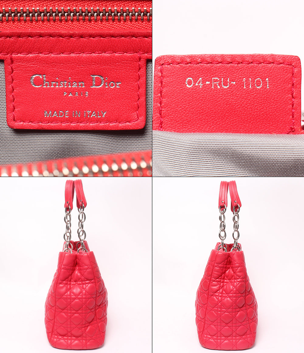 Christian Dior トートバッグ ショルダーバッグ 肩掛け カナージュ 04-RU-1101 レディース クリスチャンディオール