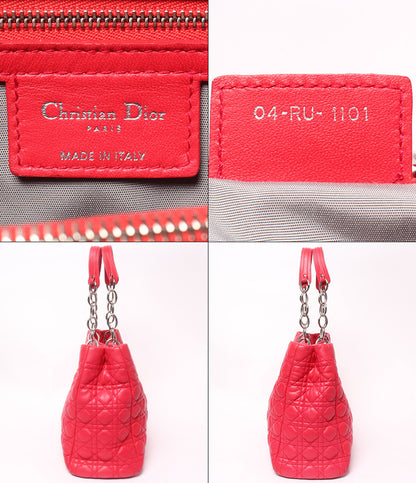 Christian Dior トートバッグ ショルダーバッグ 肩掛け カナージュ 04-RU-1101 レディース クリスチャンディオール