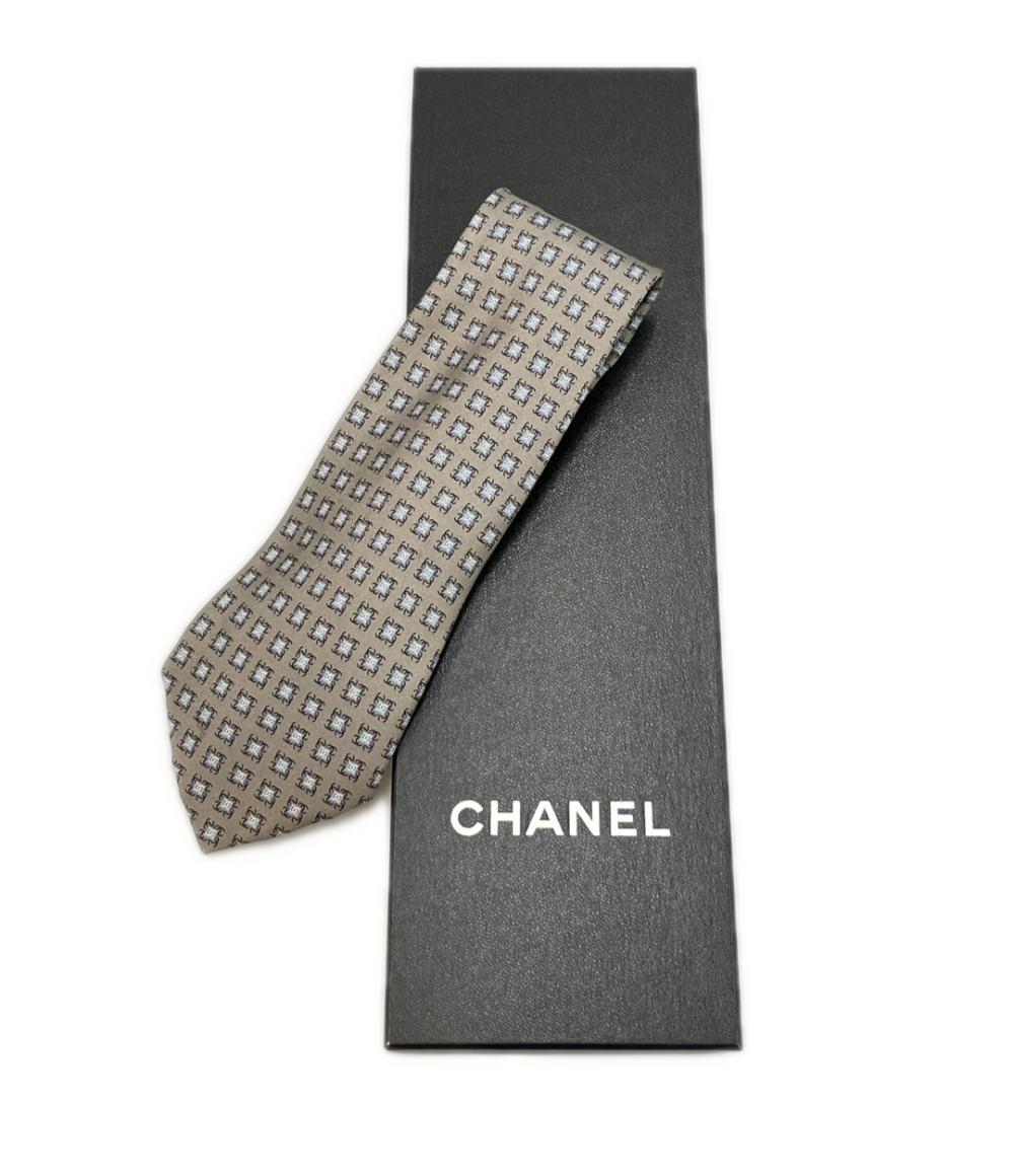 CHANEL ネクタイ シルク100% レディース シャネル
