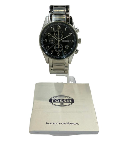 フォッシル 腕時計 クオーツ ブラック FS-4249 メンズ FOSSIL