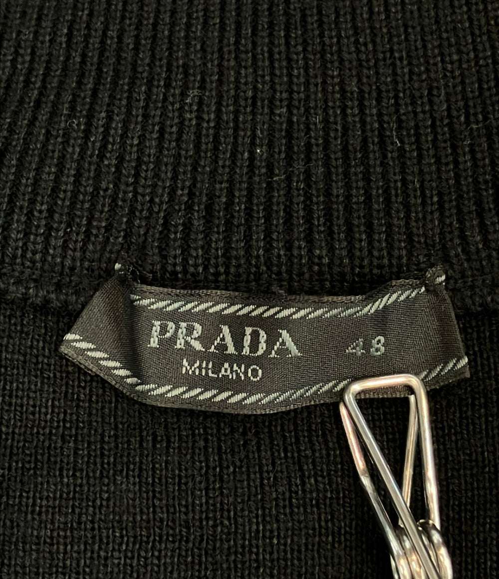 PRADA トライアングルロゴ ジップアップパーカー UMG107 メンズ SIZE 48 プラダ