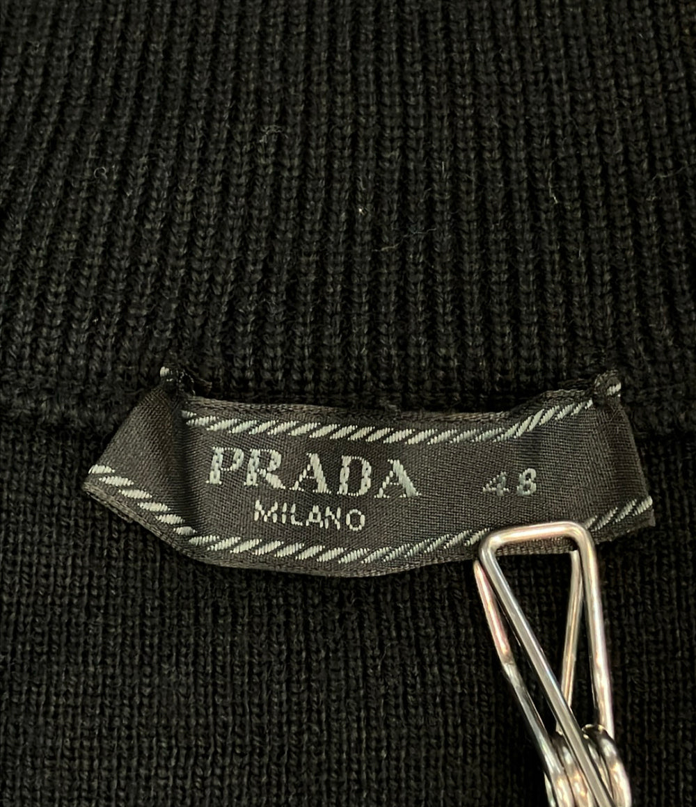 PRADA トライアングルロゴ ジップアップパーカー UMG107 メンズ SIZE 48 プラダ