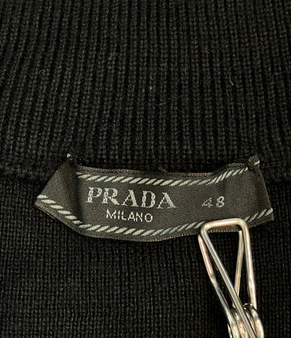 PRADA トライアングルロゴ ジップアップパーカー UMG107 メンズ SIZE 48 プラダ