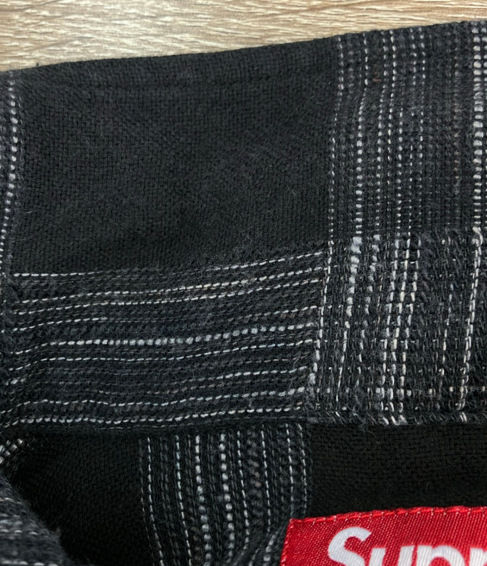 Supreme 長袖シャツ Woven Plaid Shirt メンズ SIZE L シュプリーム