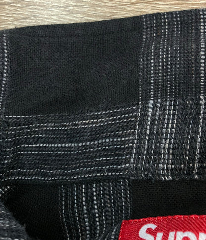Supreme 長袖シャツ Woven Plaid Shirt メンズ SIZE L シュプリーム