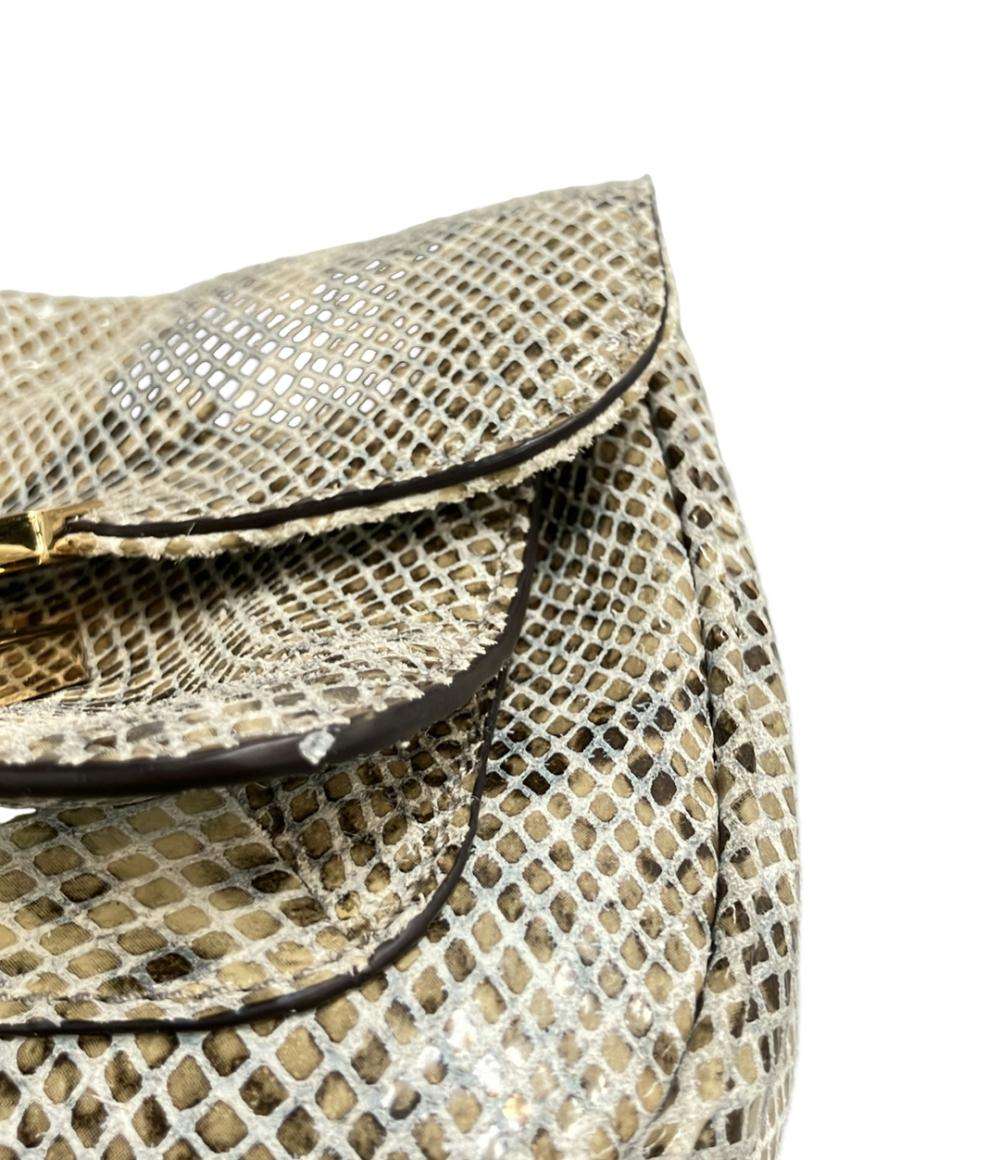 マイケルコース ショルダーバッグ 肩掛け パイソン ヘビ柄 レディース MICHAEL KORS
