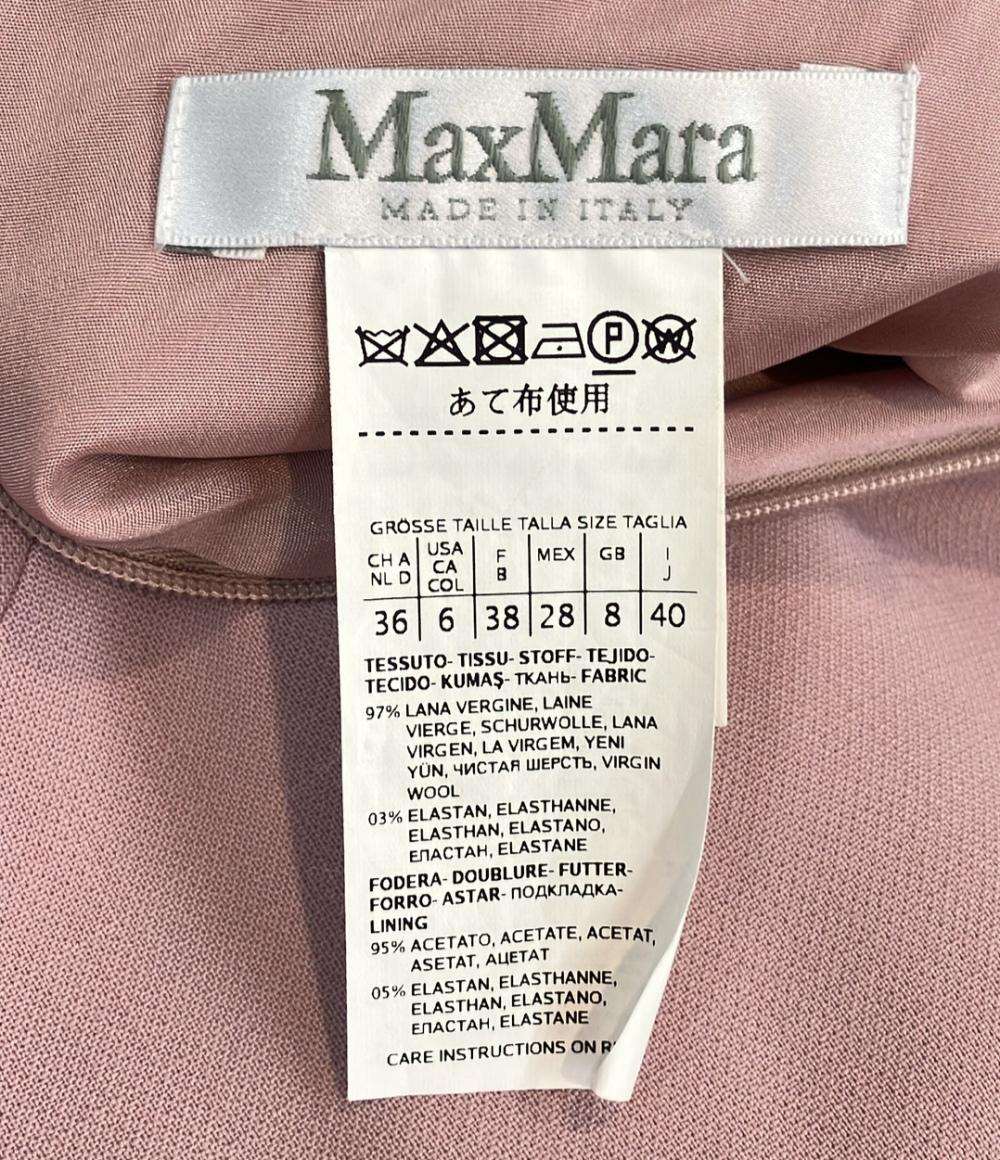 MAX MARA 長袖 ワンピース 122605836-40-01 レディース SIZE 40 (S) マックスマーラ