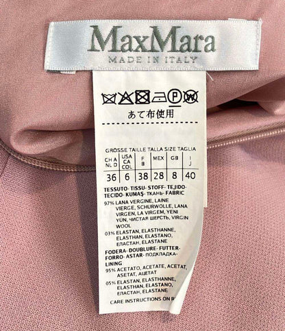 MAX MARA 長袖 ワンピース 122605836-40-01 レディース SIZE 40 (S) マックスマーラ