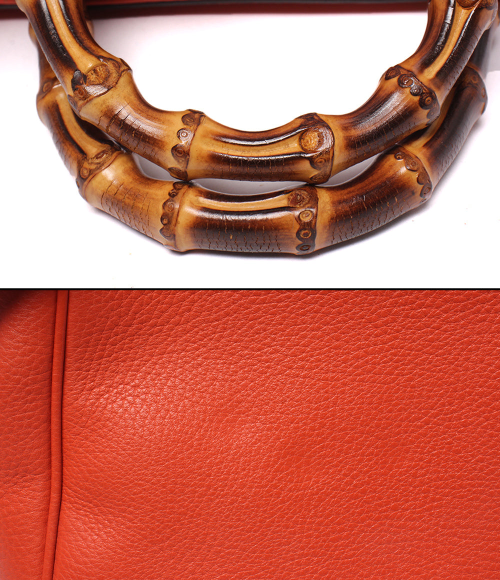 GUCCI 2wayショルダーバッグ ハンドバッグ 斜め掛け ミニショッパー バンブー 368823 001998 レディース グッチ