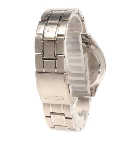 SEIKO 腕時計 ソーラー ブラック V157-0BX0 メンズ セイコー