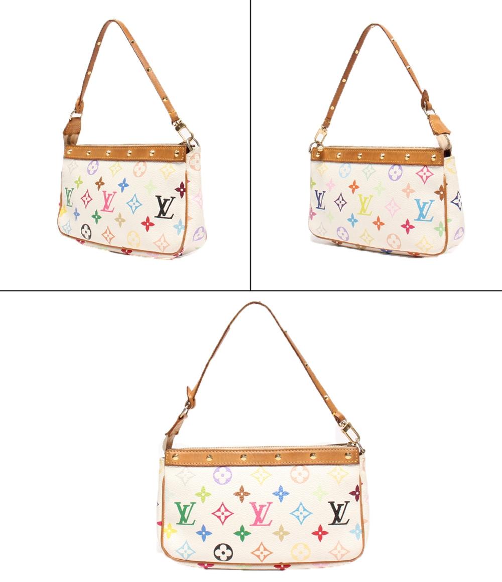 ルイ・ヴィトン ハンドバッグ アクセサリーポーチ 村上 隆 ポシェットアクセソワール マルチカラー M92649 レディース LOUIS VUITTON