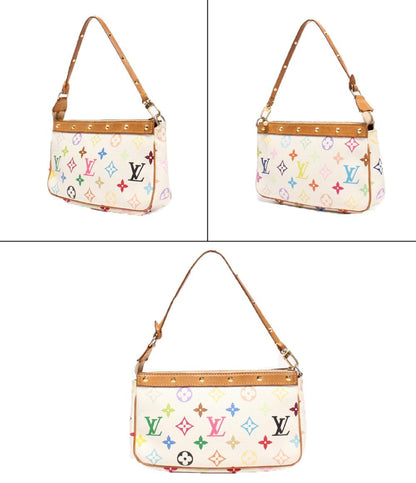 ルイ・ヴィトン ハンドバッグ アクセサリーポーチ 村上 隆 ポシェットアクセソワール マルチカラー M92649 レディース LOUIS VUITTON