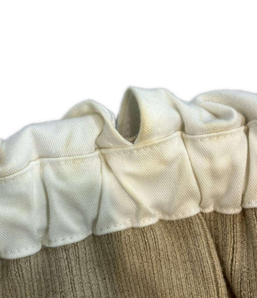 アディアム ノースリーブワンピース フリル袖 レディース SIZE S ADEAM