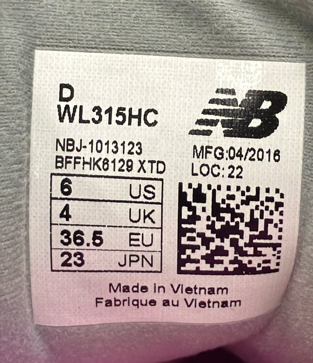 NEW BALANCE ローカットスニーカー WL315HC レディース SIZE 23.0 ニューバランス