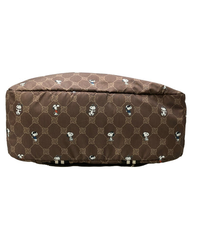 美品 LeSportsac SNOOPY ボストンバッグ トートバッグ ショルダーバッグ 2WAY 斜め掛け レディース レスポートサック スヌーピー